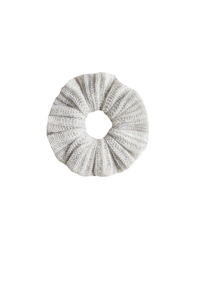 100% Cashmere Large Luxury Hair Scrunchie - Subtle Luxury