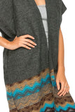 Plaid Poncho