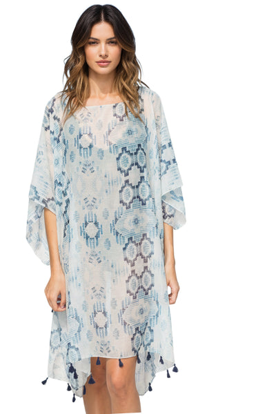 Cosmic Drama Sheer and Soft Print | Marina Coverup Sundress 3