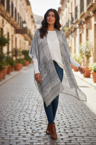 Extra_Fine_Wool_Soft_and_Cozy_Subtle_Design_Print_Kimono_Light Grey Antique Print