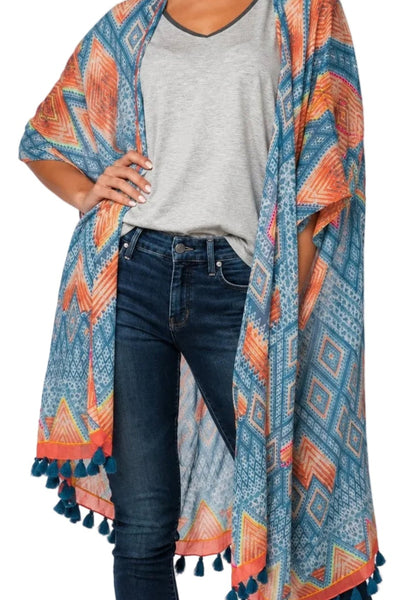 KIMONO_Water_Fire_Cotton_Print_Tassel_Woven_Fabric_Kimono_Coverup