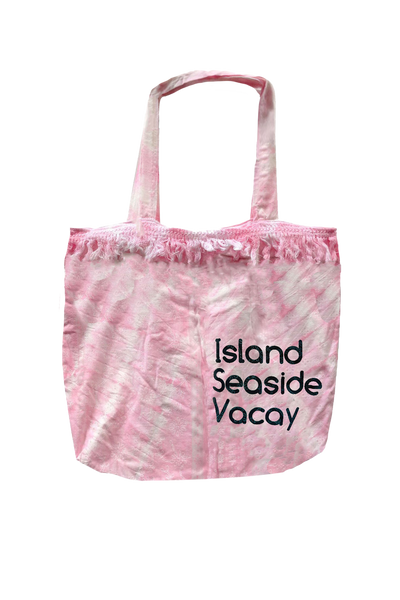 P2PMABTDP_market_Bag_Fringe_with_sayings_island_seaside_vacay_lt_pink