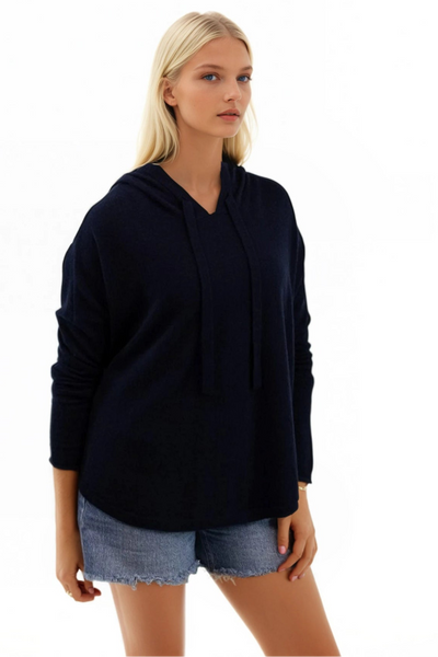 Quinn Washable Cashmere Hoodie Sweater