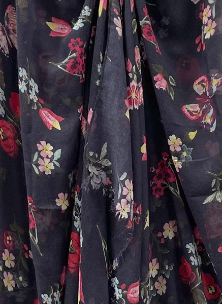 Night Flowers Sheer Print | Isle Sundress Coverup