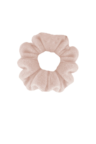 SC1-Light Pink-Re-Purposed-Cashmere-Hair-Scrunchie--Large
