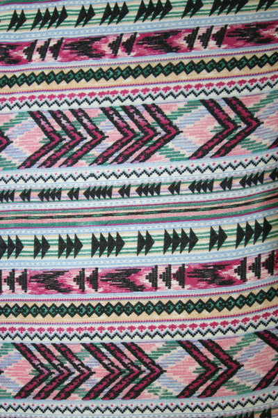 Boho Blanket Multi-Color Print Scarf, Wrap and Sarong All-in-One