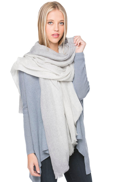 Dreamy Luxury Cashmere Spray Dot Scarf Wrap
