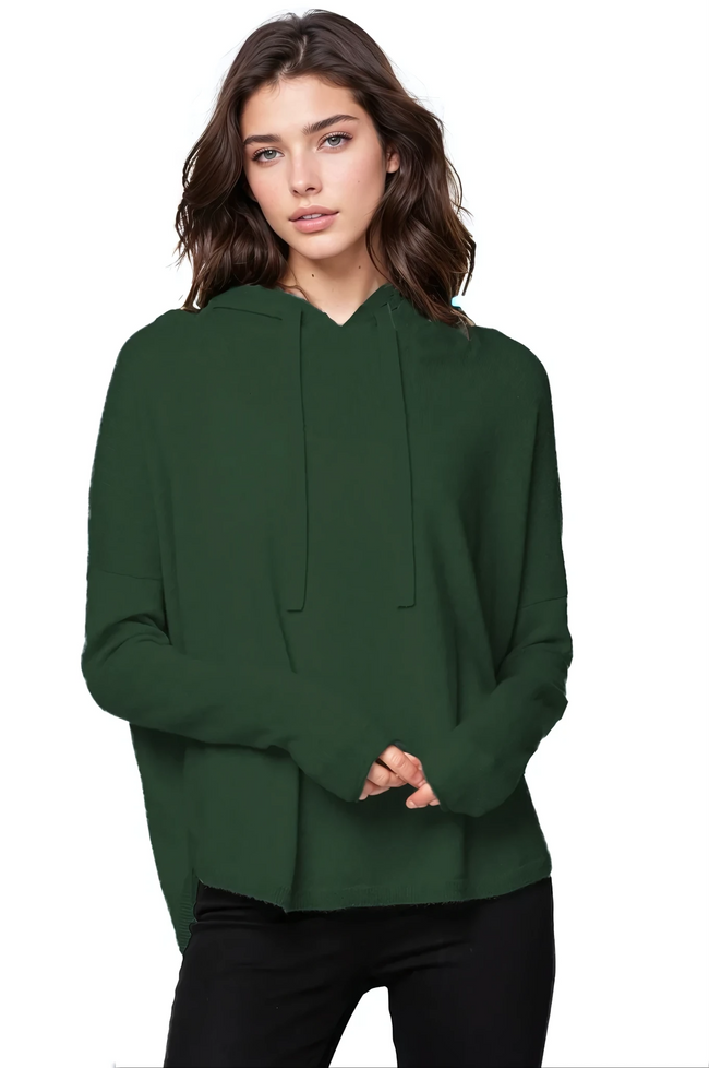 Quinn Washable 100% Cashmere Hoodie Sweater-New Colors