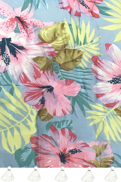 Free Spirit Multi-Wear Coverup Vest in Hawaiian Escape Print