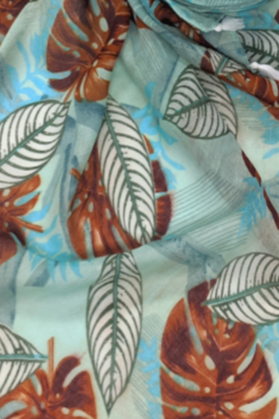 Tiki-Hut-Mint-Brown-Sarong-Wrap-Scarf