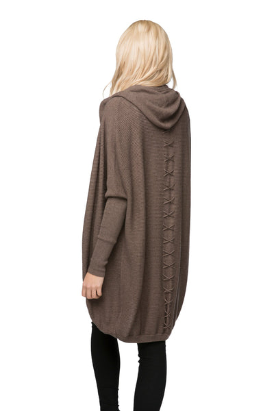 Alana Criss Cross Cardigan in Cotton Blend - Subtle Luxury