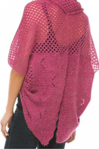 Almost Vintage | See Thru Hand Knit Shrug Sweater - Subtle Luxury