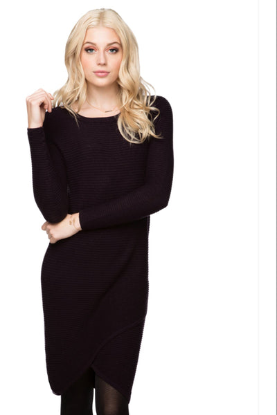 Aubrey Sweater Knit Dress in Zen Blend - Subtle Luxury