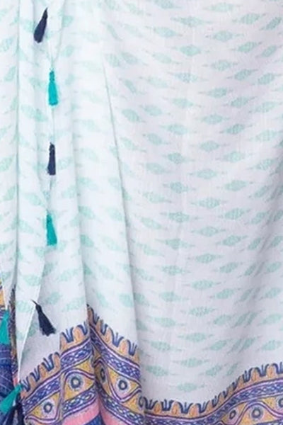 Bohemian Story Print Scarf Wrap Sarong - Subtle Luxury