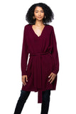 California Cashmere by Subtle Luxury Cardigan 100% Cashmere Robyn Robe / Duster / S/M / Garnet 100% Cashmere Robyn Robe Duster Sweater