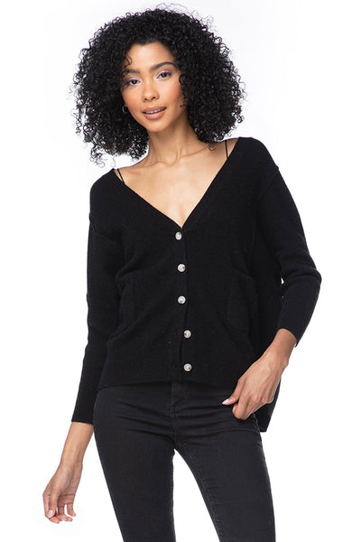 California Cashmere by Subtle Luxury Cashmere 100% Cashmere Favorites Loose & Easy Cardigan - Fall
