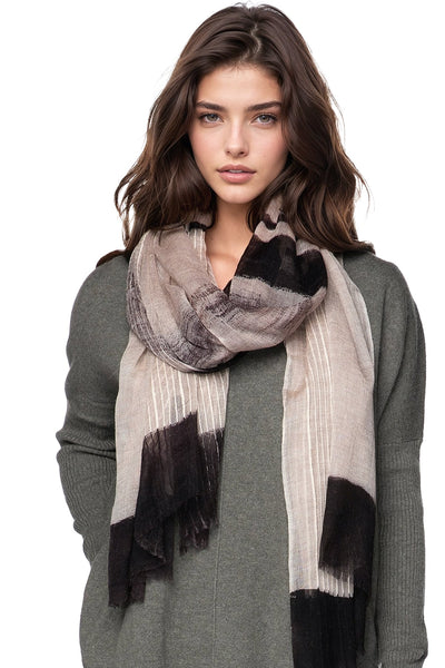 California Cashmere by Subtle Luxury Luxury Scarf Tan / One Size Kirkwood Extra Fine Wool Luxury Wrap Scarf