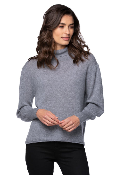 100% Cashmere Chanelle Crop Sweater Shawl Cardigan