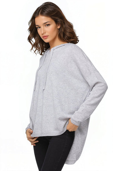 California Cashmere by Subtle Luxury Sweater Quinn Washable 100% Cashmere Hoodie Sweater