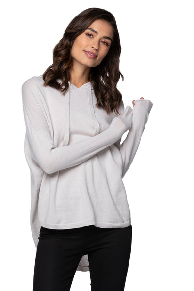 California Cashmere by Subtle Luxury Sweater Quinn Washable Cashmere Hoodie Sweater