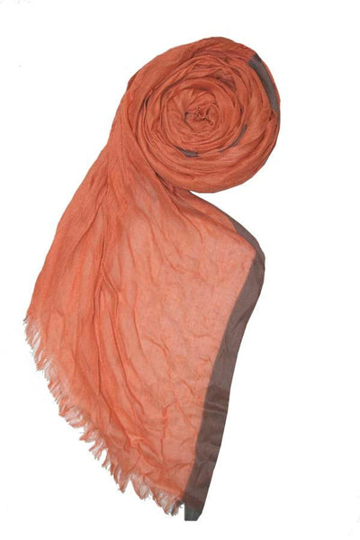Contrast Border Modal Rayon Wrap Scarf - Subtle Luxury