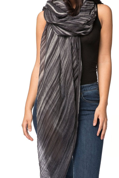 Crinkle Desert Luxury Wool Scarf - Subtle Luxury