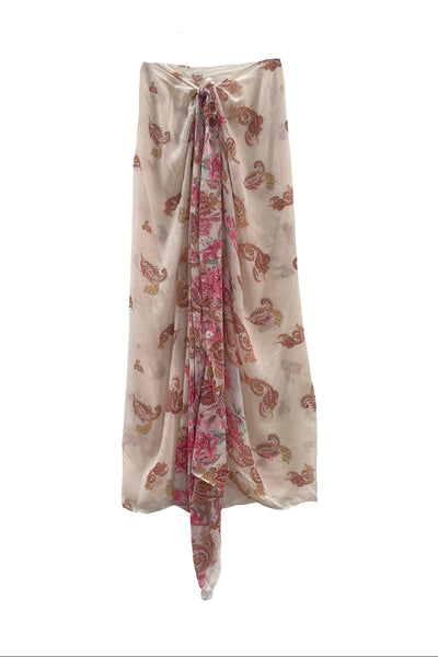 Dancing Paisley Sarong Wrap Scarf - Subtle Luxury