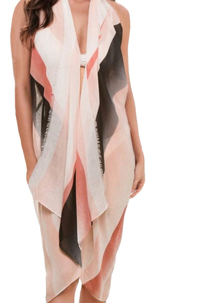 Dawn's Light Abstract Print Free Spirit Multi - Wear Coverup - Subtle Luxury