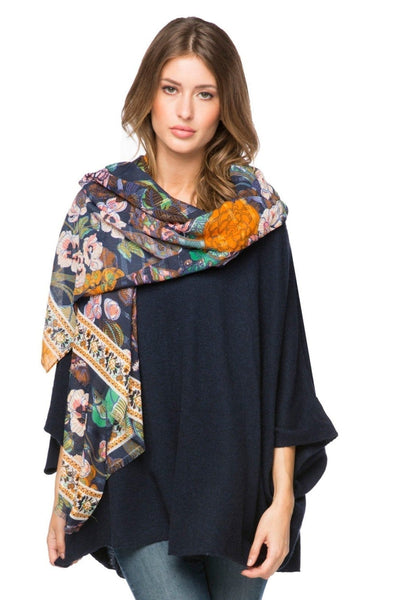 Enchanting Blooms Coverup Sarong Wrap Scarf - Subtle Luxury