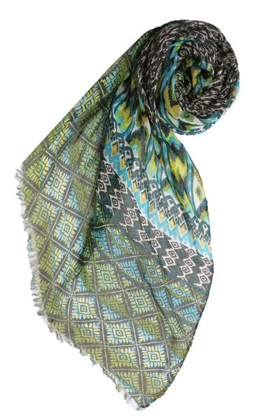 Free Falling Print Wrap/Scarf - Subtle Luxury