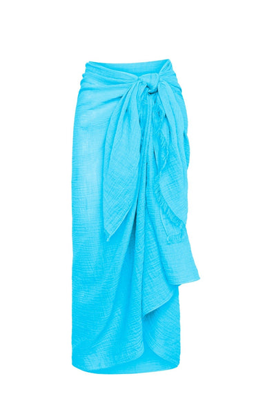 Gauze Solid Sarong Wrap Scarf - Subtle Luxury