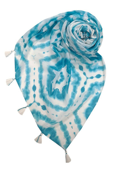 Happy Hippie Print Scarf Wrap Sarong - Subtle Luxury