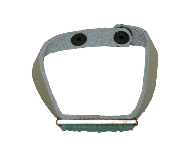 Leather Bar Bracelet - Subtle Luxury