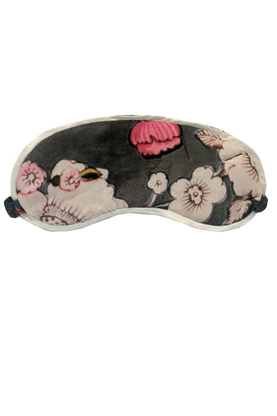 Loungerie by Subtle Luxury Eye Mask Bloom Baby Eye Mask / O/S / Olive - MV20 Printed Satin Eye Masks by Loungerie