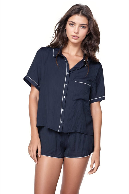 Pippa Pajama Knit Jersey Set by Loungerie