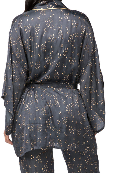 Loungerie by Subtle Luxury Robe Moon Phase Kimono Lounge Robe