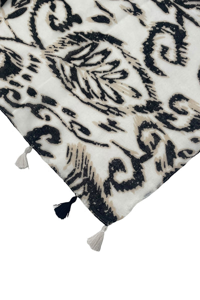 Odyssey Print Sarong Wrap Scarf - Subtle Luxury