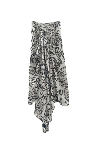 Odyssey Print Sarong Wrap Scarf - Subtle Luxury