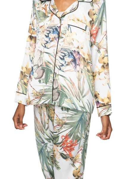 Piper Pajama Set in Tropical Escape Print - Subtle Luxury
