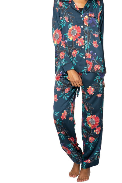 Piper PJ Top - Pant Set | Summer Blossom Print | Subtle Luxury - Subtle Luxury