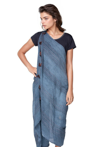 Pool to Party Coverup Fairy Road / One Size / Denim Free Spirit Multi Wear Coverup Vest in Fairy Roads Print