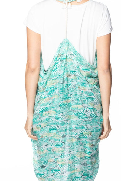 Pool to Party Coverup Golden Leaf / One Size / Green Free Spirit Multi Wear Coverup Vest in Golden Leaf Print