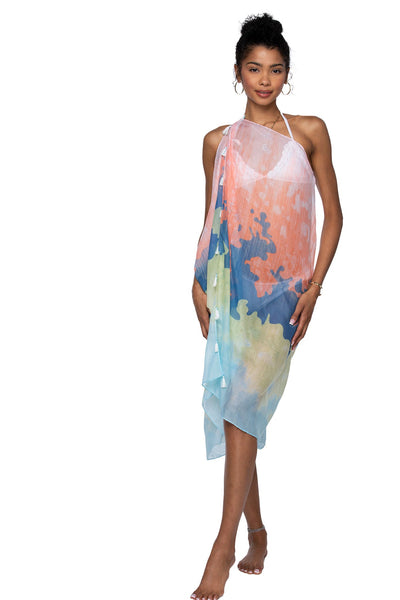 Pool to Party Coverup Lava Lamp / One Size / Sherbet Free Spirit Coverup 5-in-1 – Lava Lamp Print
