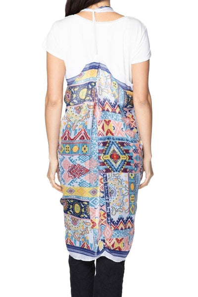 Pool to Party Coverup Magic Carpet / One Size / Multi Free Spirit Multi-Wear Coverup Vest in Magic Carpet Print