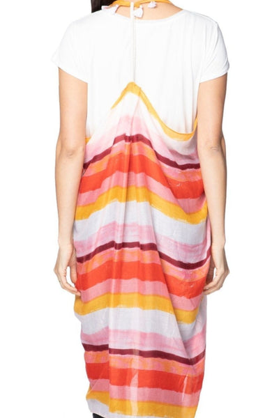 Pool to Party Coverup Through the Horizon / One Size / Pink Free Spirit Coverup Vest in Through the Horizon Print in Pink