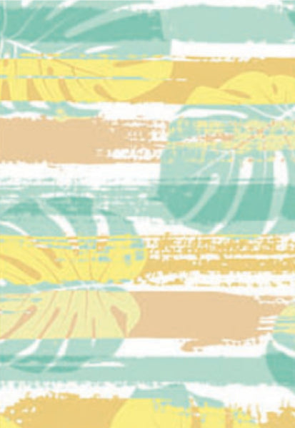 Pool to Party Coverup Vacation Mode / One Size / Green-Gold Braided Beach Multi Wear Coverup Sarong in Vacation Mode Print