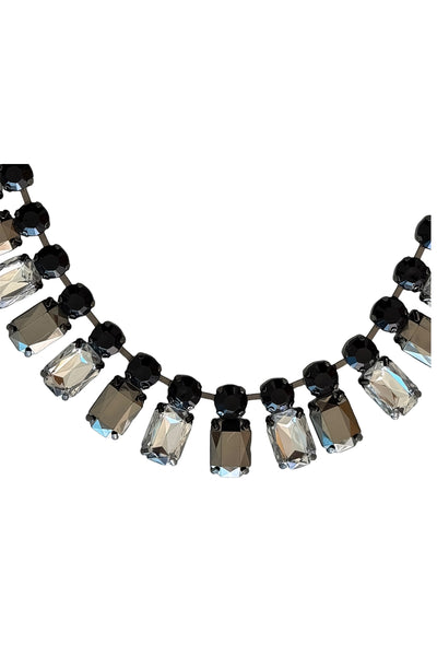 Pool to Party Jewelry Joan Jett Facet Choker Necklace