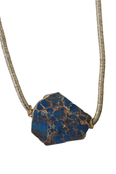 Pool to Party Jewelry one size / Lapaz Sol Stone Pendant Necklace