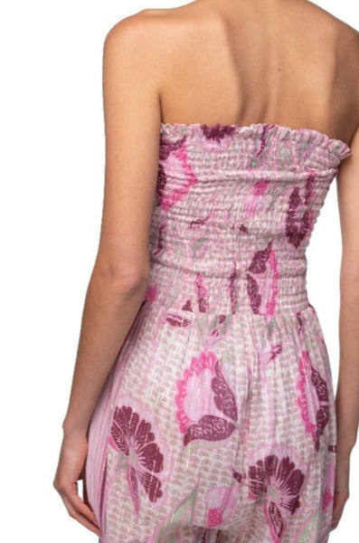 Pool to Party Jumpsuit Summer Cotton Jumpsuit in Something Magical Print