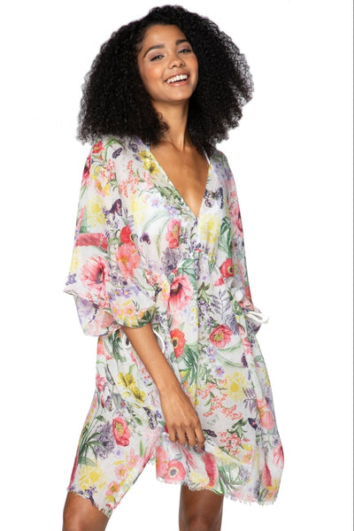 Pool to Party Kaftan One Size / Multi / 100% Poly Maryanne Blossom Isle Dress